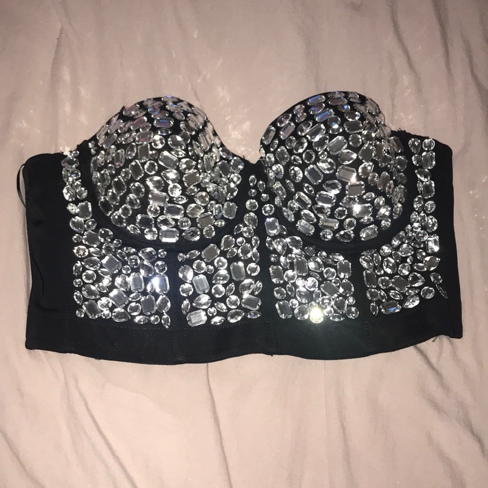 Bling crop top